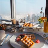 【ドバイ観光】ブルジュ・ハリファで世界一高いレストランで朝食